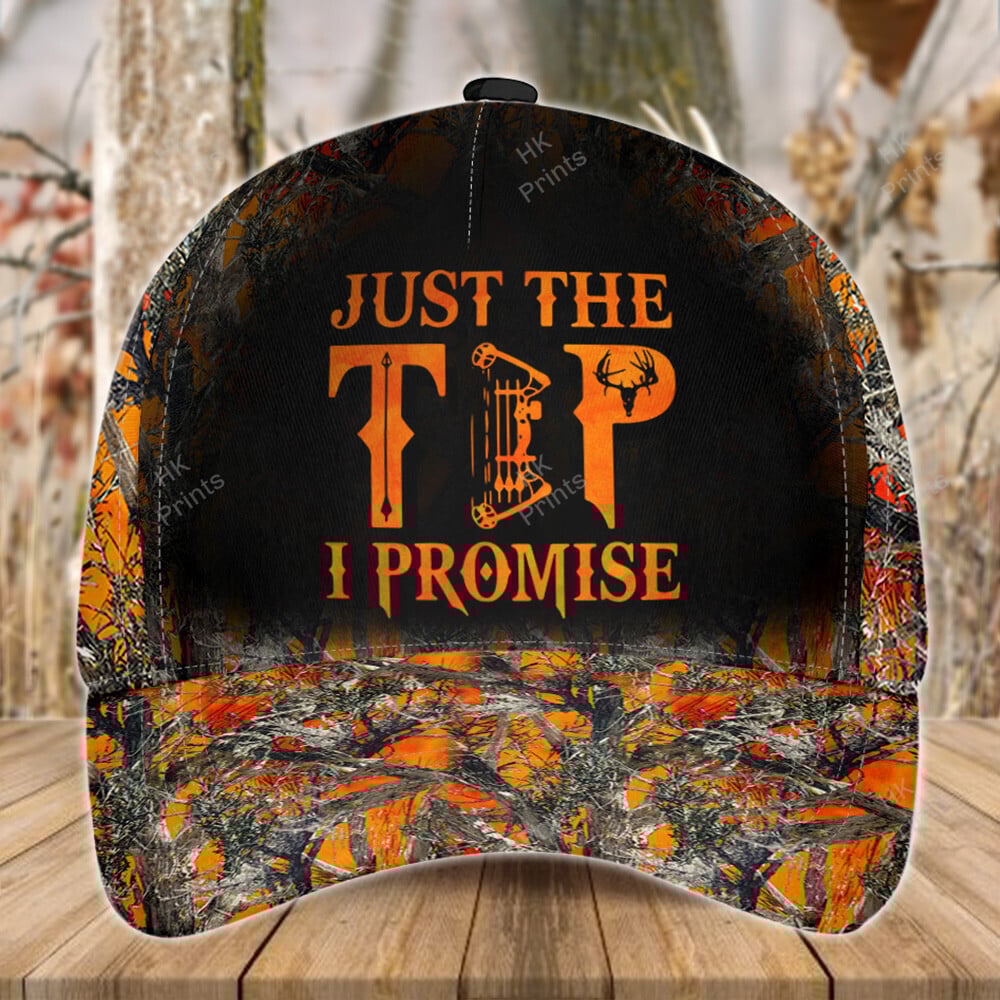 Blisscorners BowHunting Just The Tip I Promise Orange Camouflage Hunting Apparels