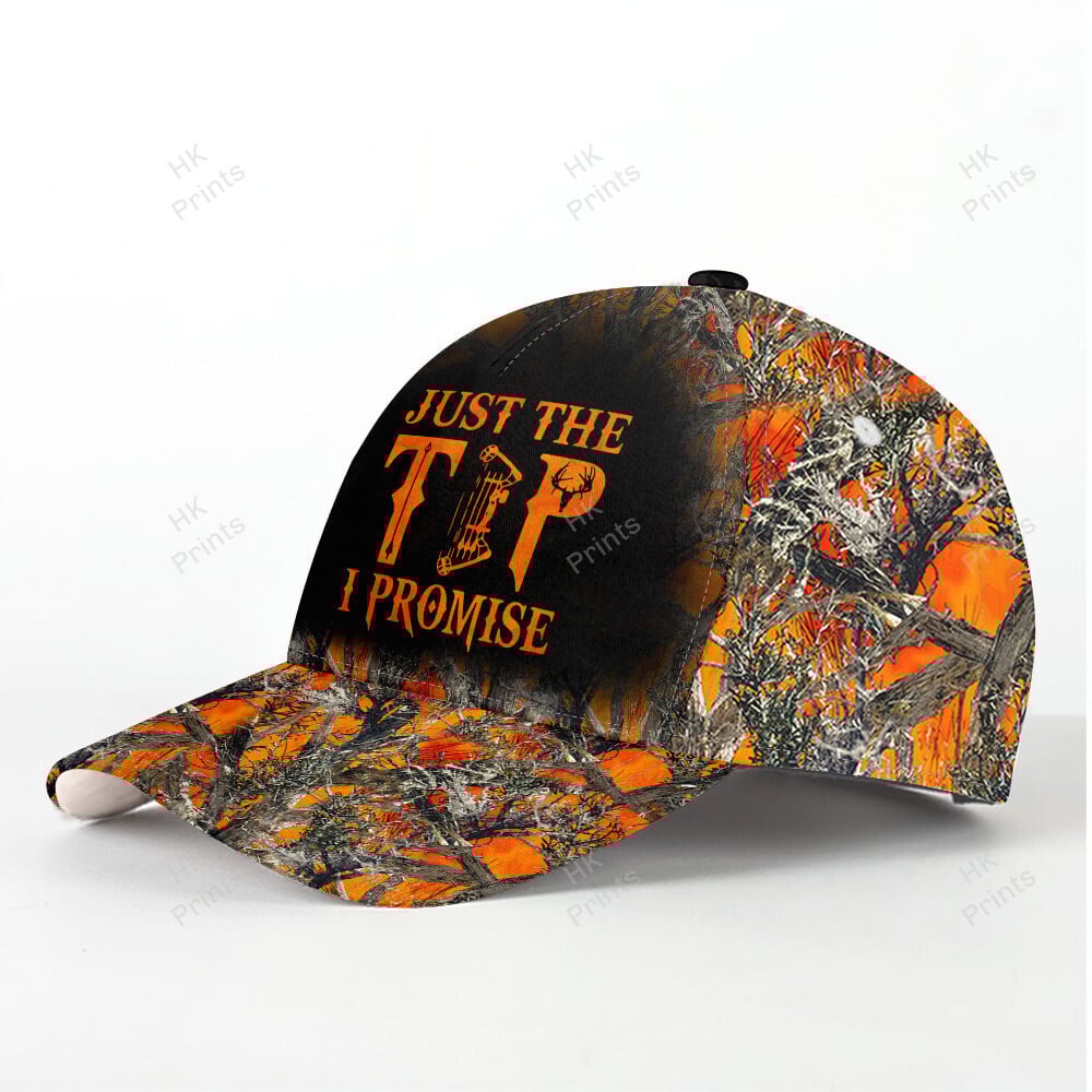 Blisscorners BowHunting Just The Tip I Promise Orange Camouflage Hunting Apparels