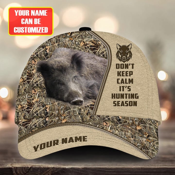 Blisscorners Boar Hunting 2 Personalized Cap