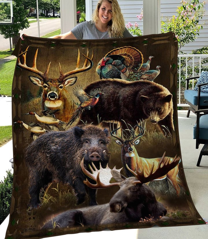 Blisscorners Hunting Season 3D Fleece Blanket