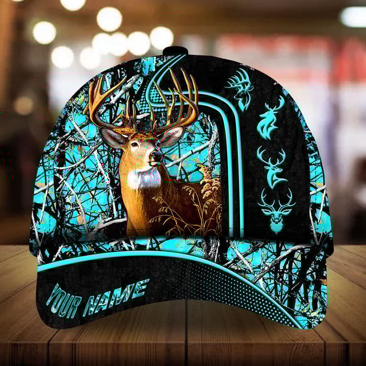 Blisscorners Beautiful Deer Hunting Camo Personalized Cap 3D