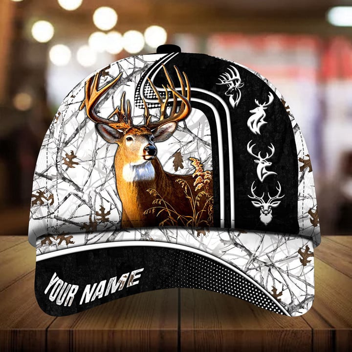 Blisscorners Beautiful Deer Hunting Camo Personalized Cap 3D