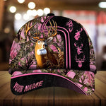 Blisscorners Beautiful Deer Hunting Camo Personalized Cap 3D