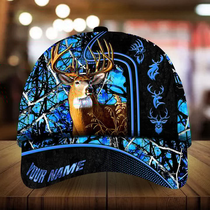 Blisscorners Beautiful Deer Hunting Camo Personalized Cap 3D
