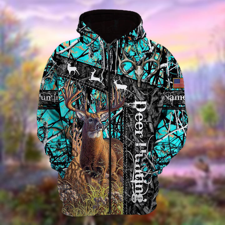 Blisscorners Personalized Name The Unique Hunting Multicolor