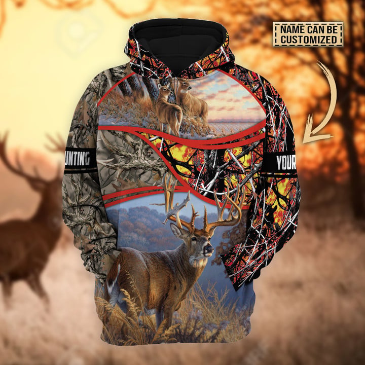 Blisscorners Personalized The Premium Deer Hunting Hoodie & Zip Hoodie Multicolor