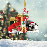 Blisscorners COCKER SPANIEL MERRY CHRISTMAS HANGING ORNAMENT