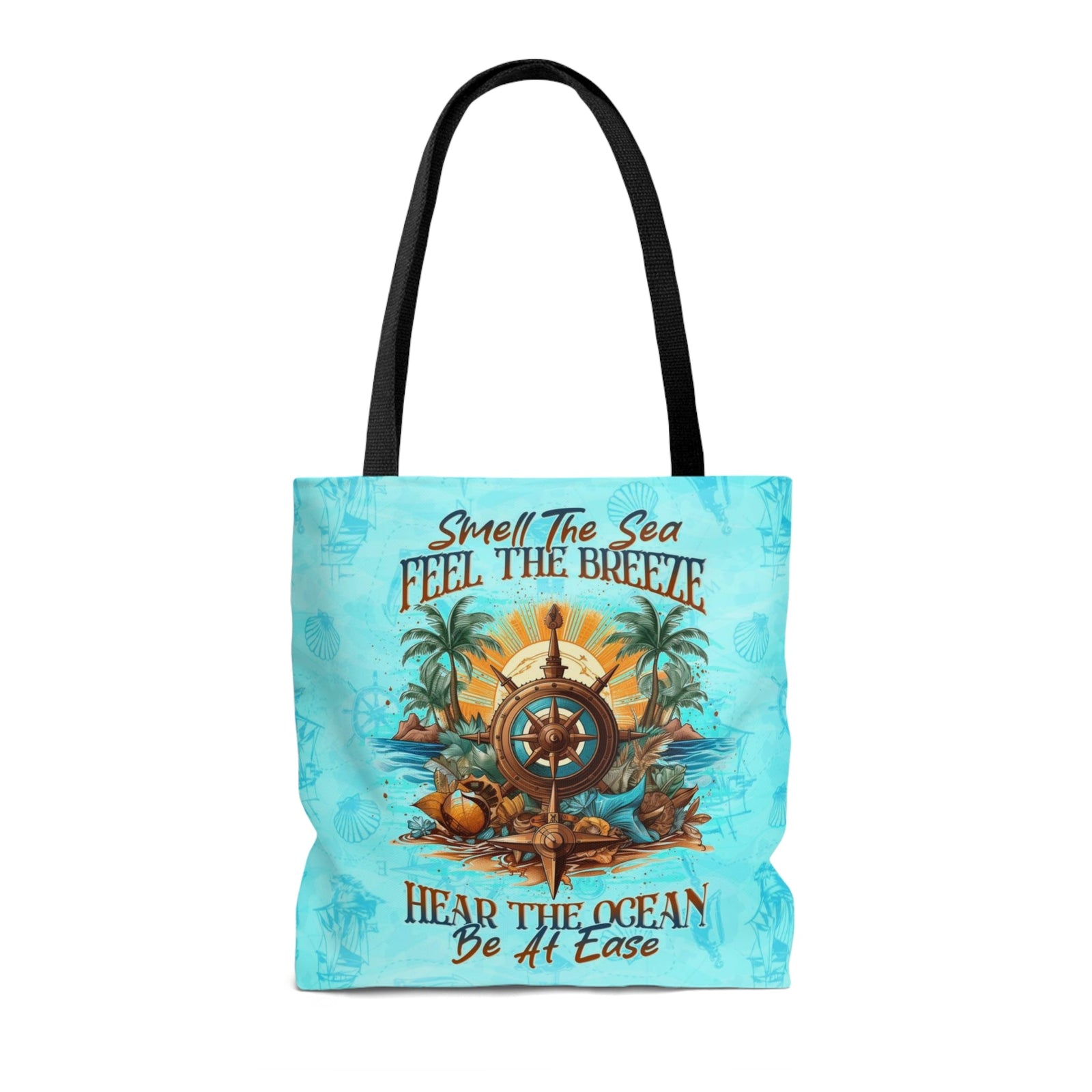 BLISSCORNERS SMELL THE SEA FEEL THE BREEZE TOTE BAG