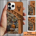 Blisscorners Deer Hunting Personalized Name Phone Case LM1012