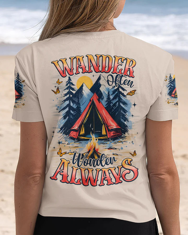 BLISSCORNERS WANDER OFTEN WONDER ALWAYS ALL OVER PRINT