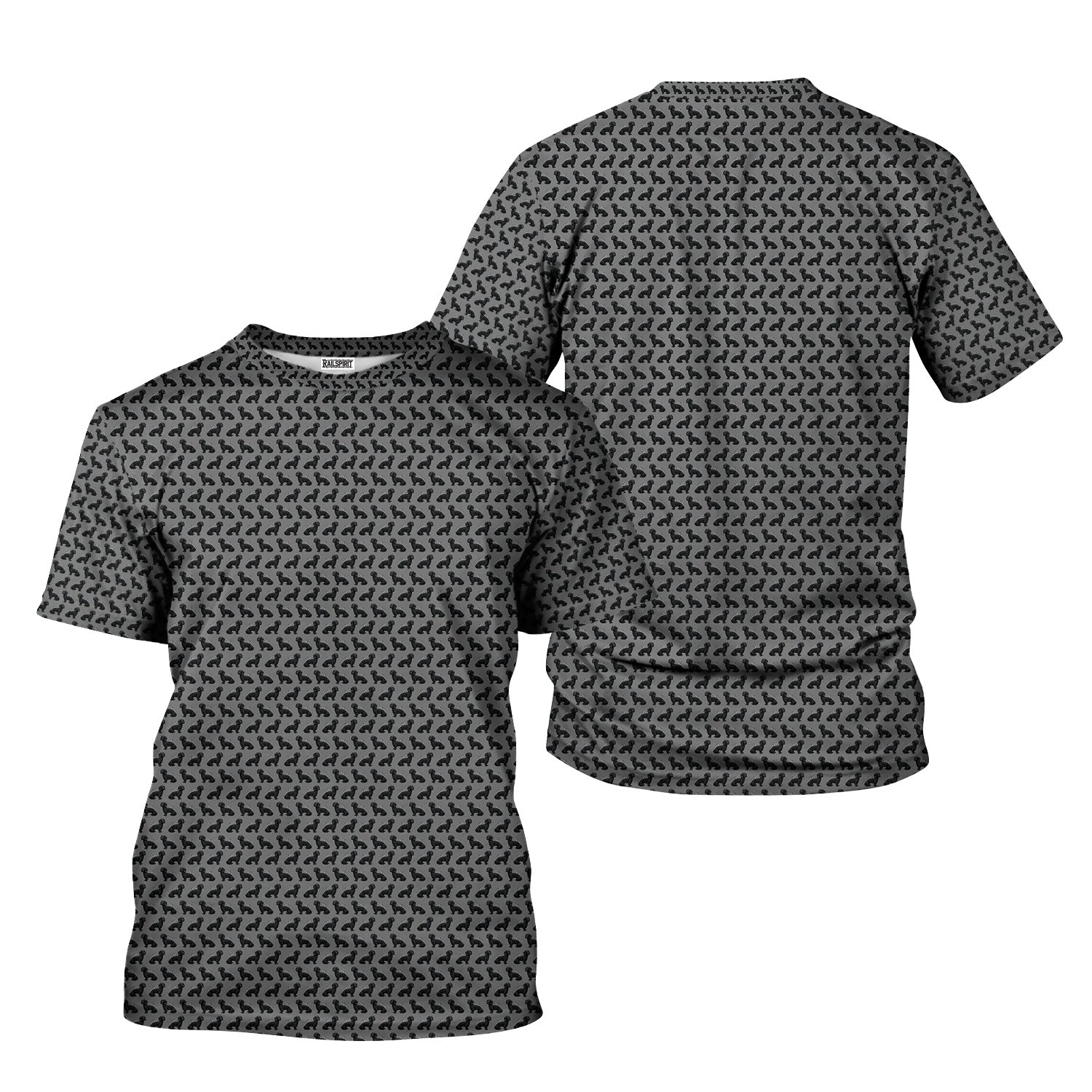 Blisscorners Funny Dog Mechanic Shirt, Dachshund and Wrench Pattern Printed Shirt Presents For Mechanics