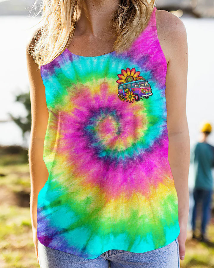 BLISSCORNERS ON A DARK DESERT HIGHWAY TIE DYE ALL OVER PRINT