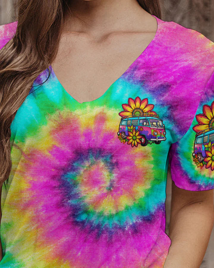 BLISSCORNERS ON A DARK DESERT HIGHWAY TIE DYE ALL OVER PRINT