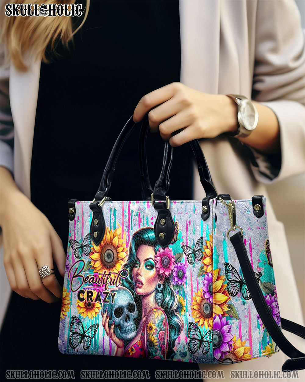 BLISSCORNERS BEAUTIFUL CRAZY LEATHER HANDBAG
