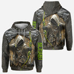 Blisscorners Bow Reaper, Personalized Hunting All Over Shirt, Personalized 3D Hoodie For Hunting Lover