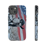 Blisscorners American Flag Retriever Full Wrap Phone Case LM0812