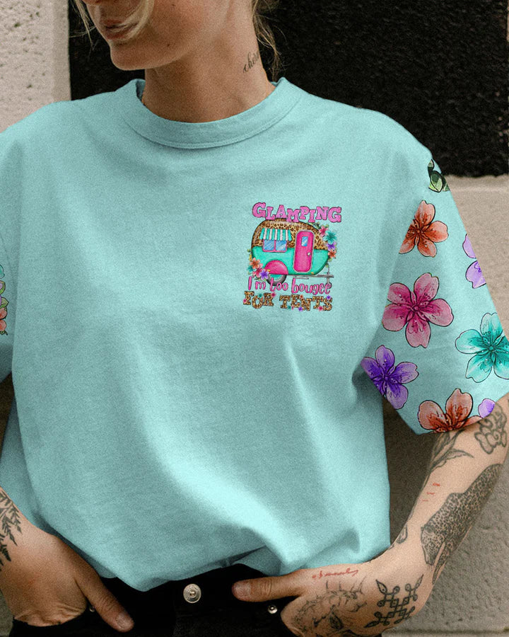 BLISSCORNERS GLAMPING I'M TO BOUGEE ALL OVER PRINT