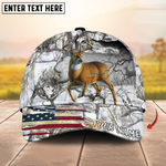 Blisscorners Cross America Hunting Deer Crack Camo Pattern Multicolor Option Personalized Cap