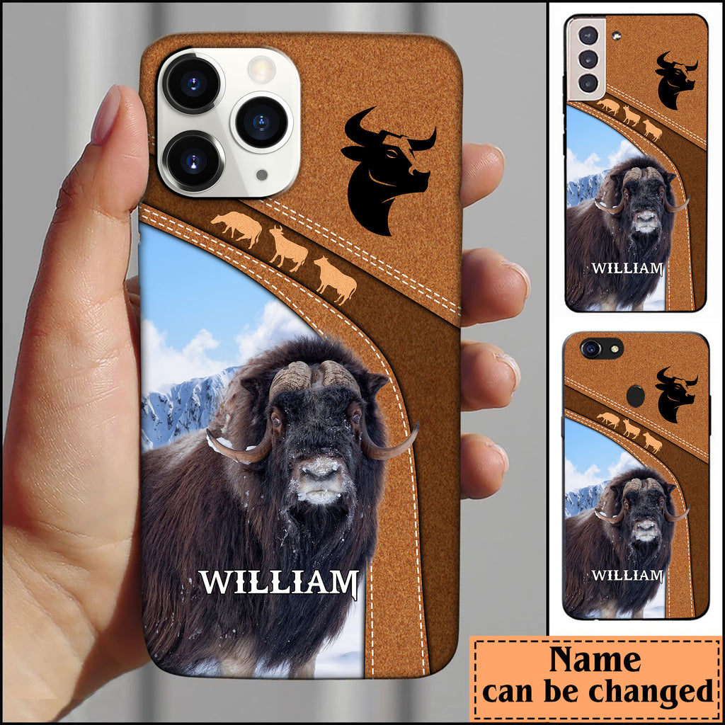 Blisscorners Musk Hunting Personalized Name Phone Case LM1012