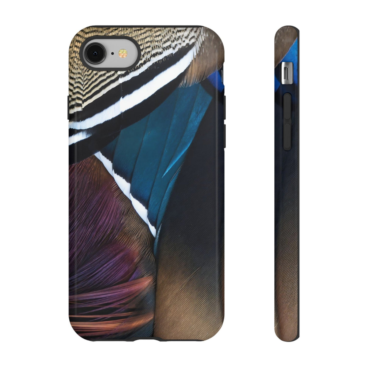 Blisscorners Drake Wood Duck Feathers Full Wrap Phone Case LM0812
