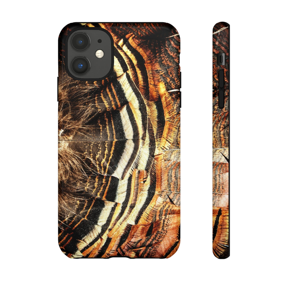 Blisscorners Turkey Tail Feathers Full Wrap Phone Case LM0812