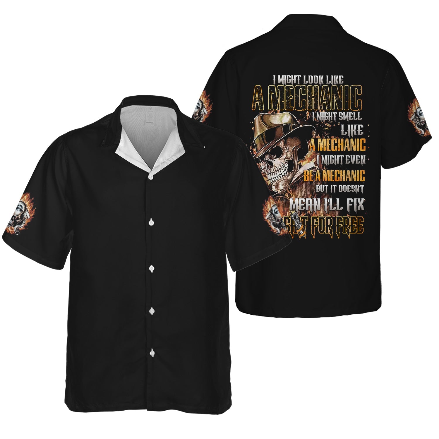 Blisscorners Funny Quote I Might Look Like A Mechanic It's Doesn't Mean I'll Fix For Free Black T Shirt