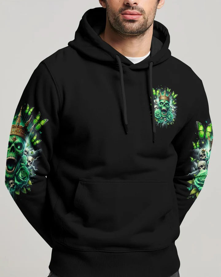 BLISSCORNERS KING SKULL ROSE COUPLE ALL OVER PRINT