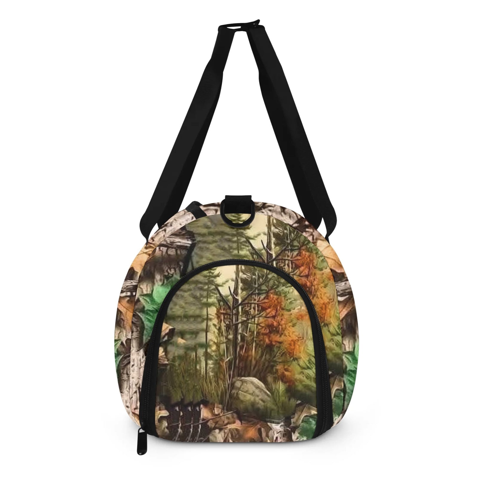 BLISSCORNERS DEER IN FOREST CAMO TRAVELLING BAG