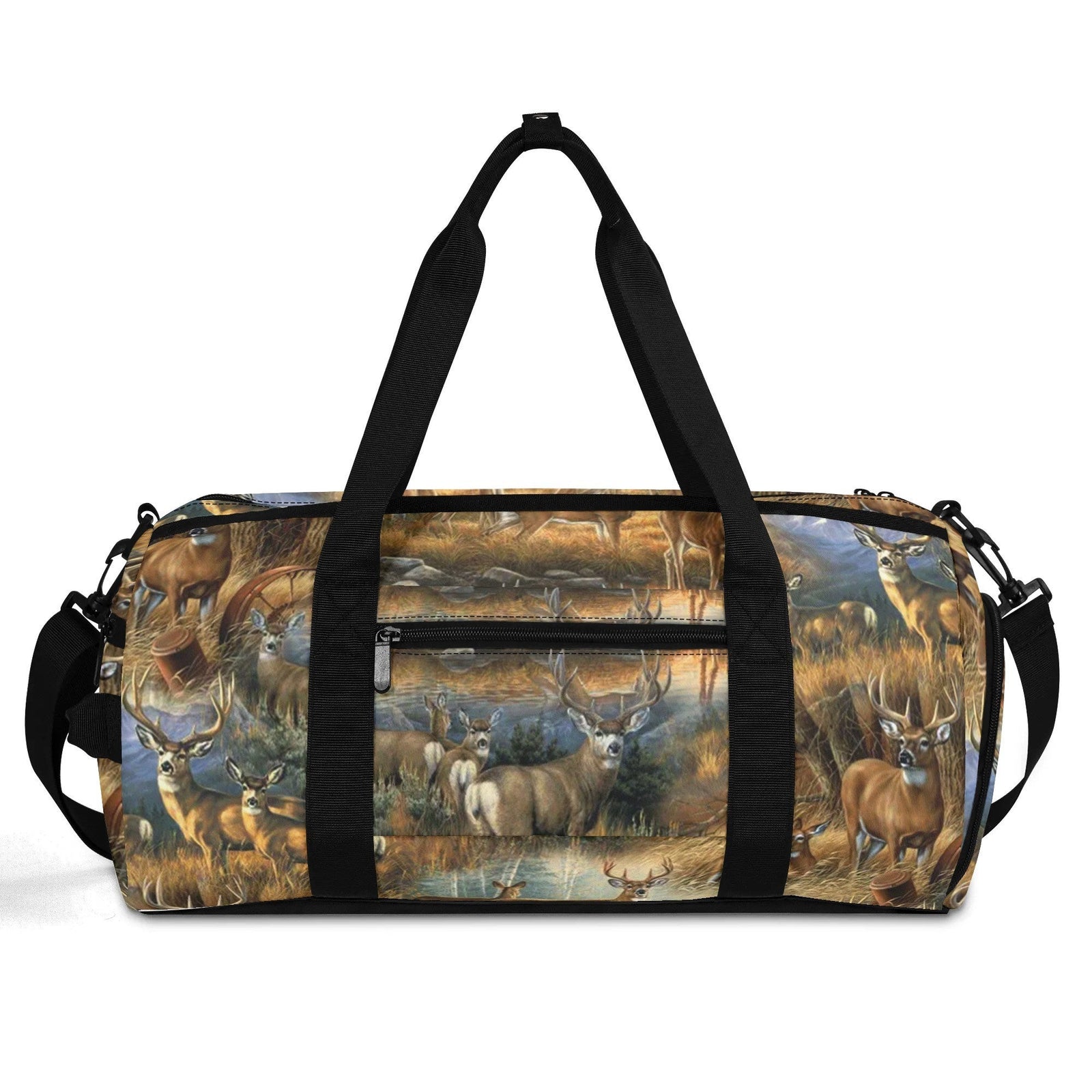 BLISSCORNERS DEER PATTERN TRAVELLING BAG