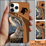 Blisscorners Mountain Goat Hunting Personalized Name Phone Case LM1012