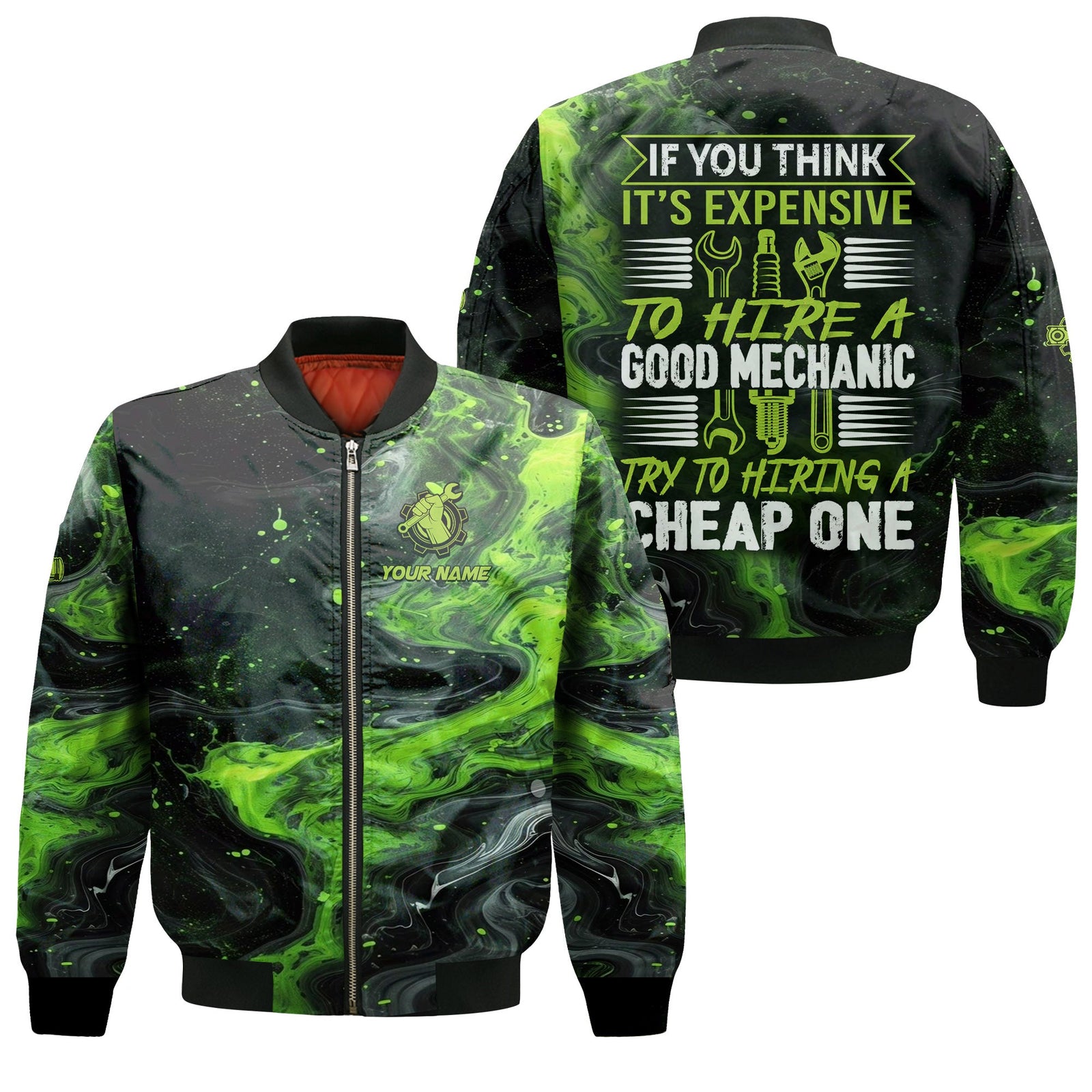 Blisscorners Custom Mechanic Work Shirt, If You Think It’s Expensive to Hire a Good Mechanic Quote, Funny Graphic Shirt for Men