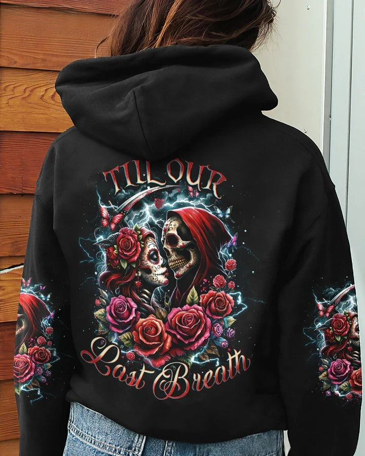 BLISSCORNERS TILL OUR LAST BREATH COUPLE SUGER SKULL ALL OVER PRINT