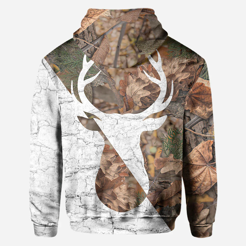 Blisscorners Love Hunting, Personalized 3D Hoodie For Hunting Lover