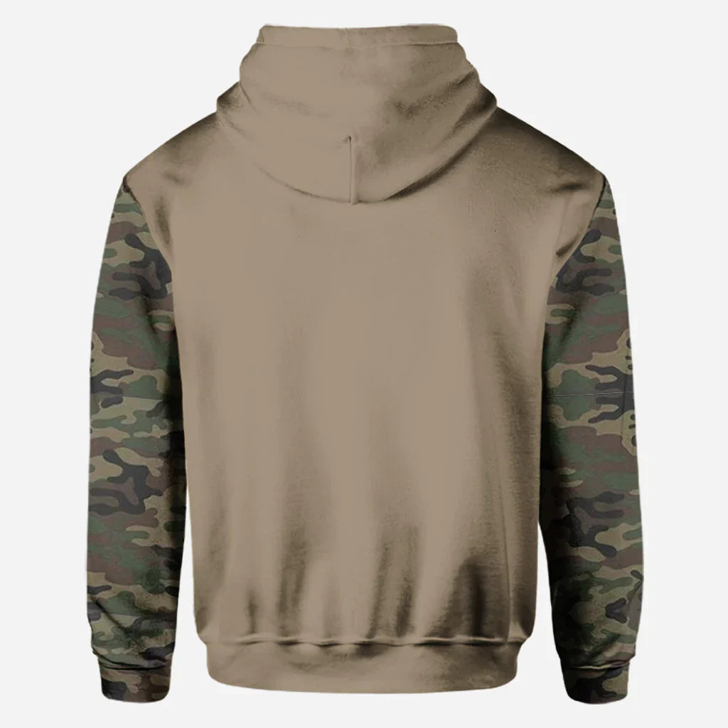 Blisscorners Best Buckin' Dad, Personalized Hunting All Over Shirt, Personalized 3D Hoodie For Hunting Lover