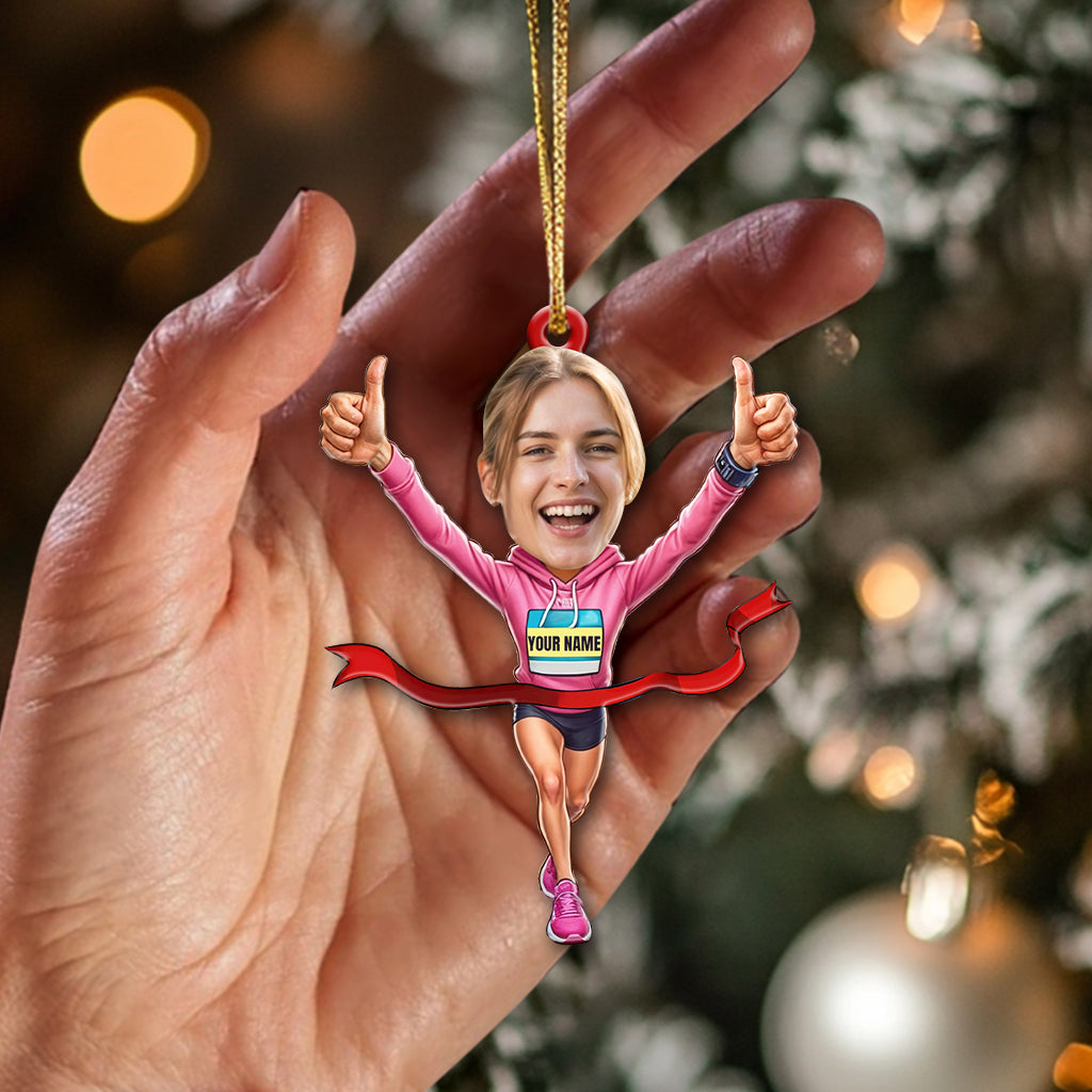 Blisscorners Running Lover, Home Decor, Christmas Ornament2D Flat LM2111
