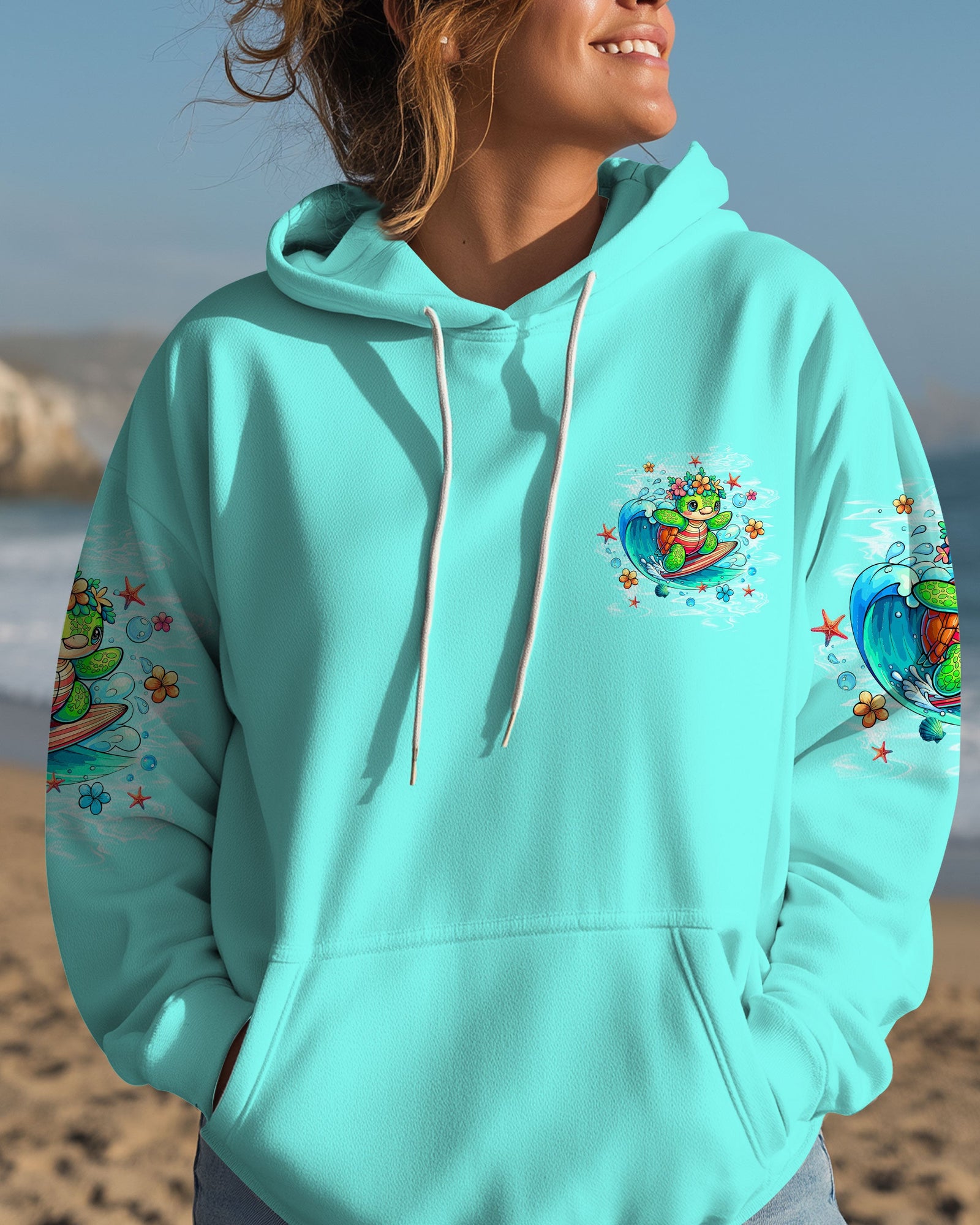 BLISSCORNERS BEACH BUM ON ISLAND TIME TURTLE ALL OVER PRINT