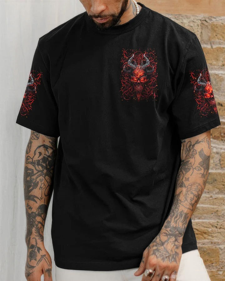 BLISSCORNERS I'M NEVER ALONE SKULL DEMON ALL OVER PRINT 1