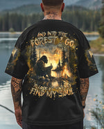 BLISSCORNERS AND INTO THE FOREST I GO BIGFOOT ALL OVER PRINT