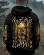 BLISSCORNERS THE CLOSER I GET TO NATURE DEER HUNTING ALL OVER PRINT