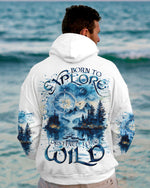 BLISSCORNERS BORN TO EXPLORE DESTINED TO BE WILD ALL OVER PRINT