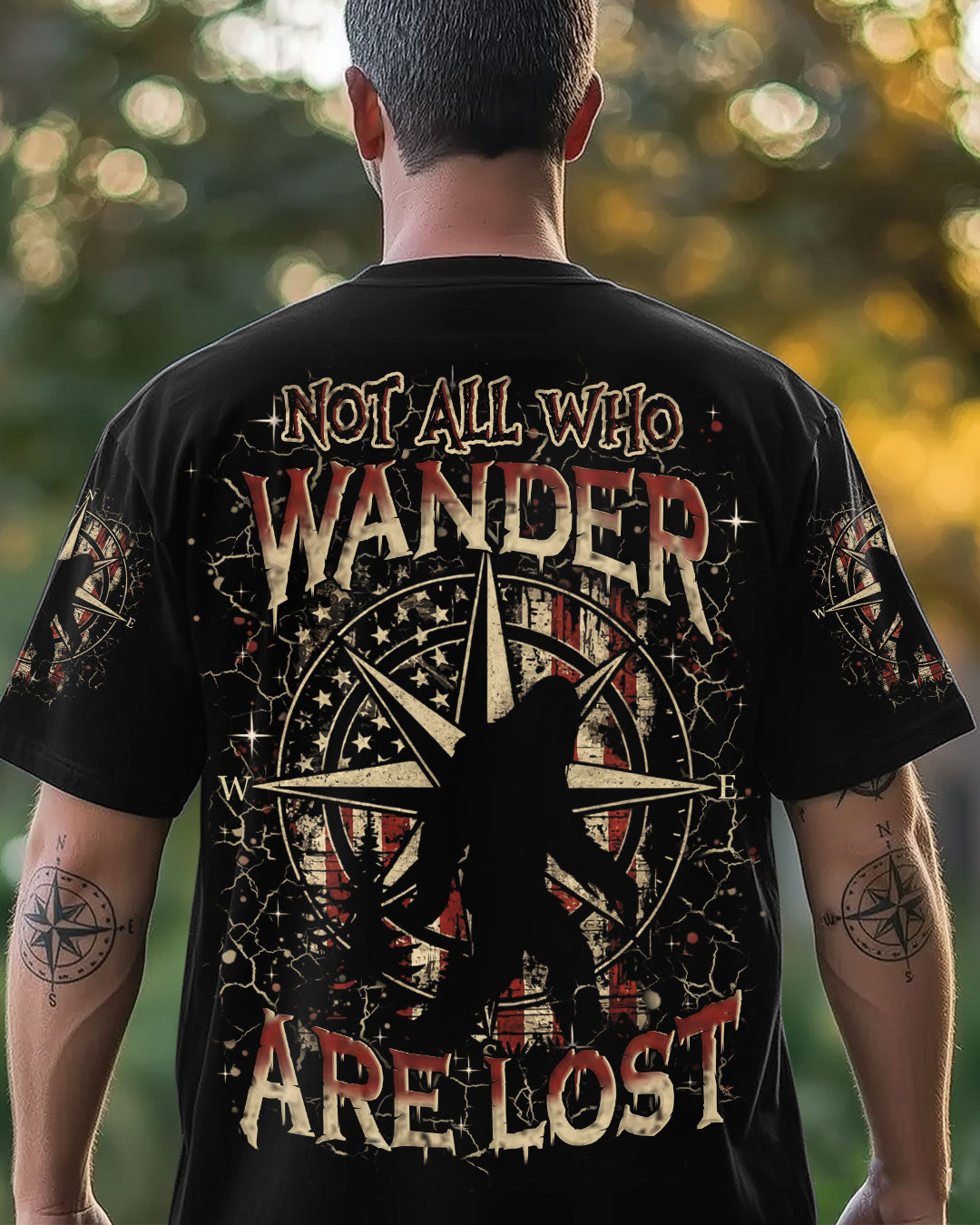 BLISSCORNERS NOT ALL WHO WANDER ARE LOST ALL OVER PRINT
