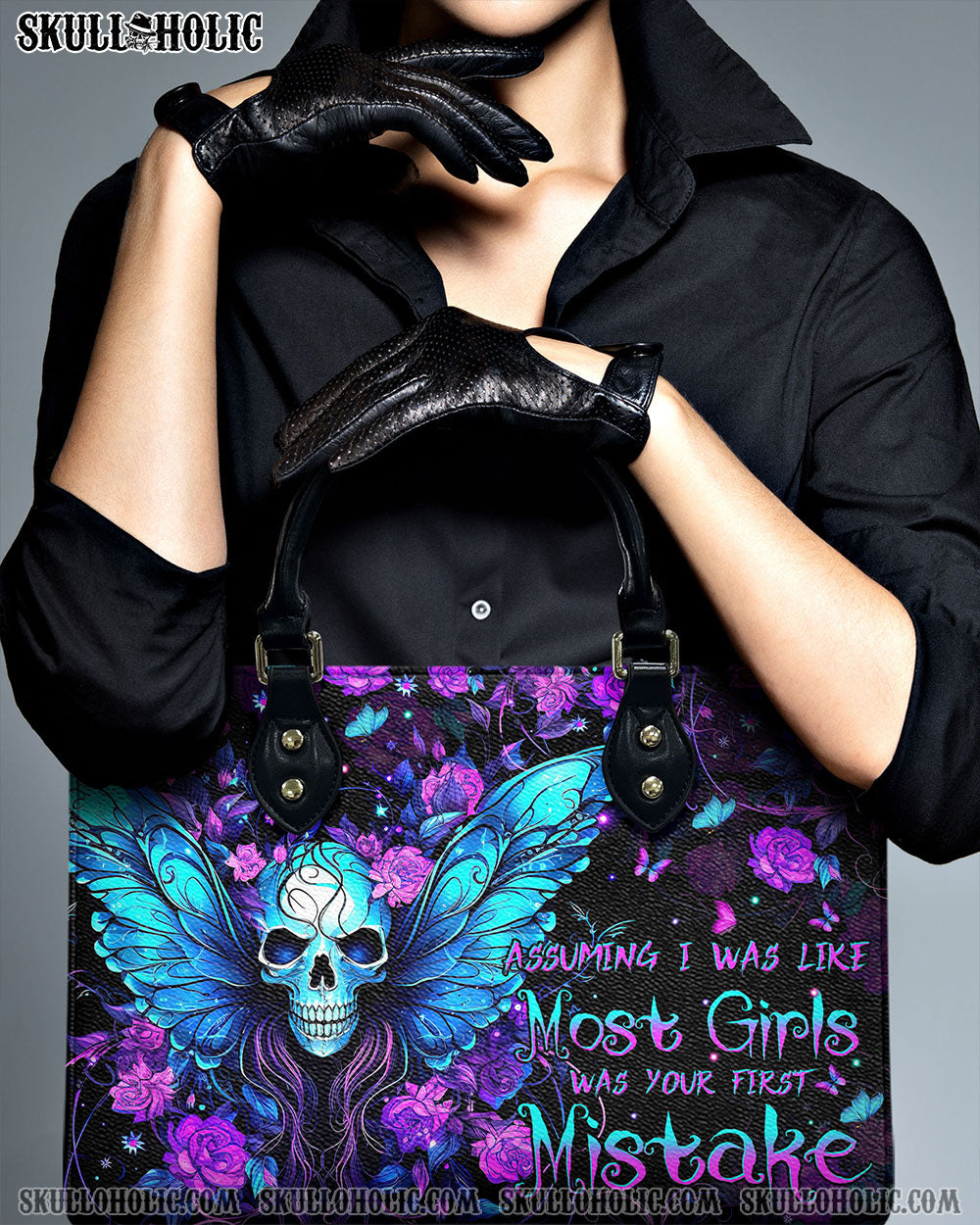 BLISSCORNERS YOUR FIRST MISTAKE LEATHER HANDBAG
