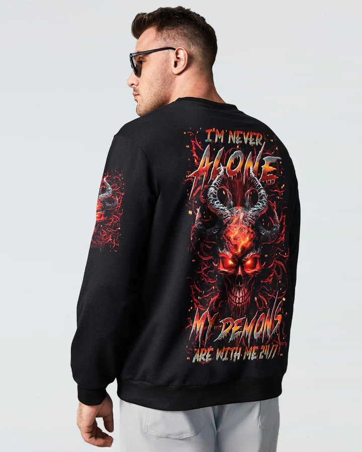BLISSCORNERS I'M NEVER ALONE SKULL DEMON ALL OVER PRINT 1