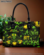 BLISSCORNERS A WEE BIT WICKED LEATHER HANDBAG
