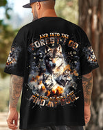 BLISSCORNERS AND INTO THE FOREST I GO WOLF ALL OVER PRINT