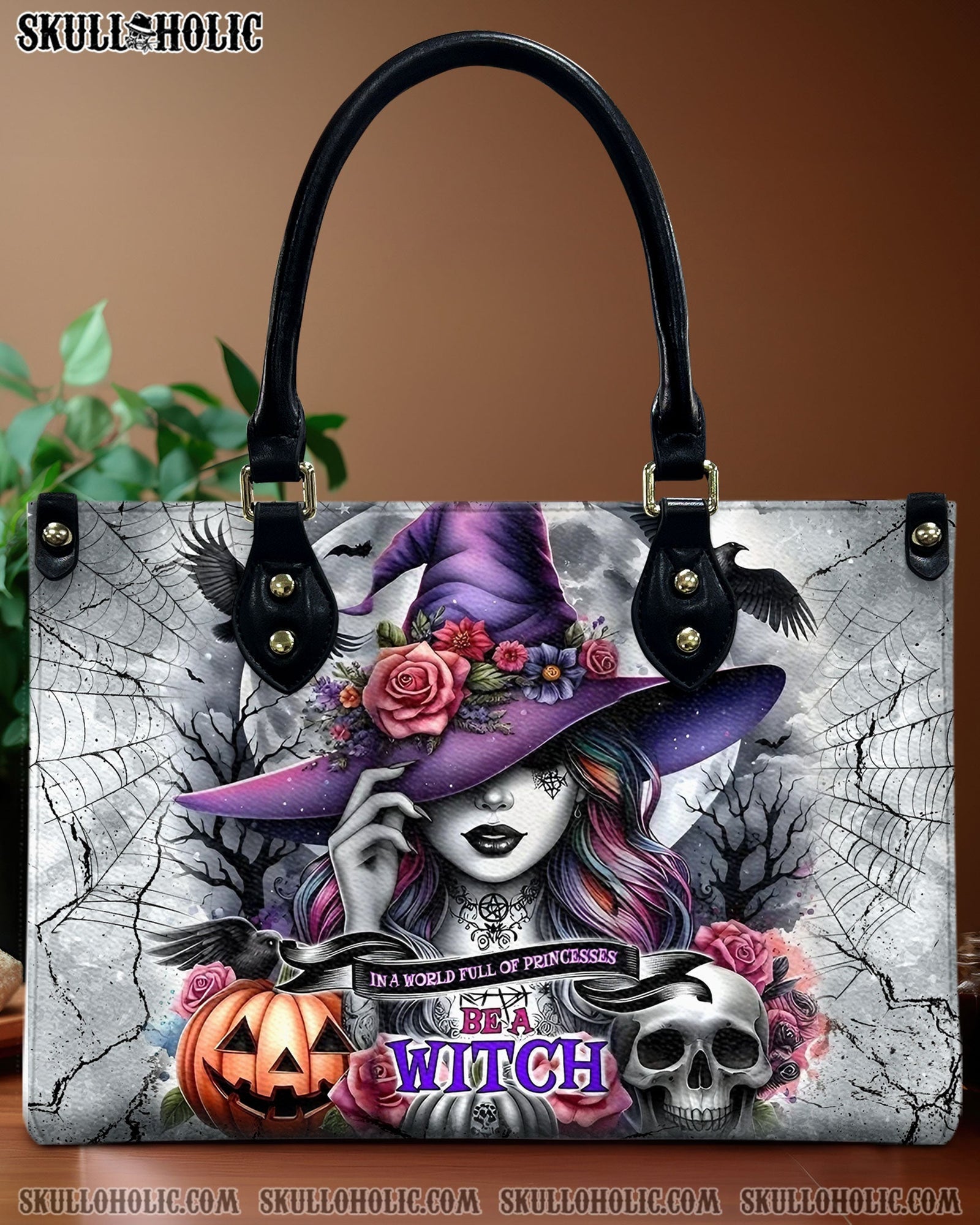 BLISSCORNERS BE A WITCH LEATHER HANDBAG