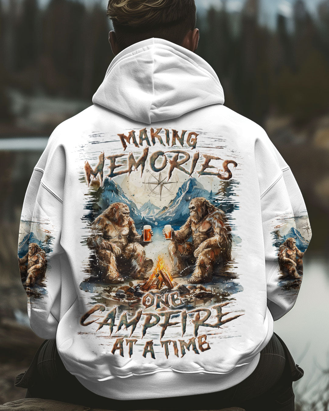 BLISSCORNERS MAKING MEMORIES ONE CAMPFIRE AT A TIME BIGFOOT ALL OVER PRINT