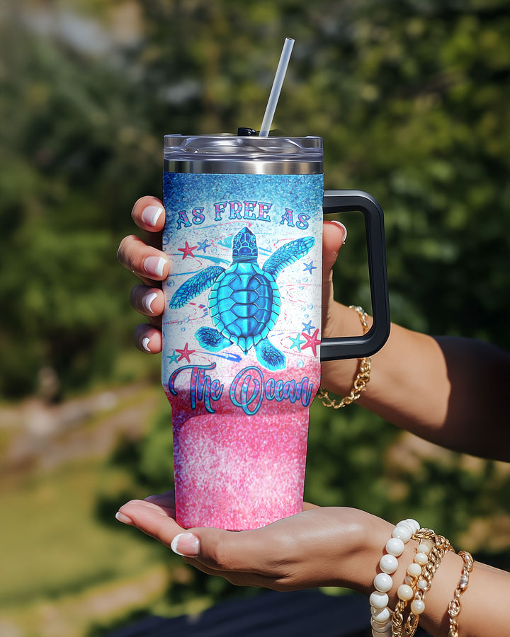 BLISSCORNERS AS FREE AS THE OCEAN TURTLE TUMBLER - YHLN0409254
