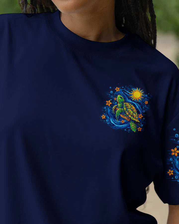 BLISSCORNERS SALTWATER HEALS EVERYTHING TURTLE ALL OVER PRINT 1