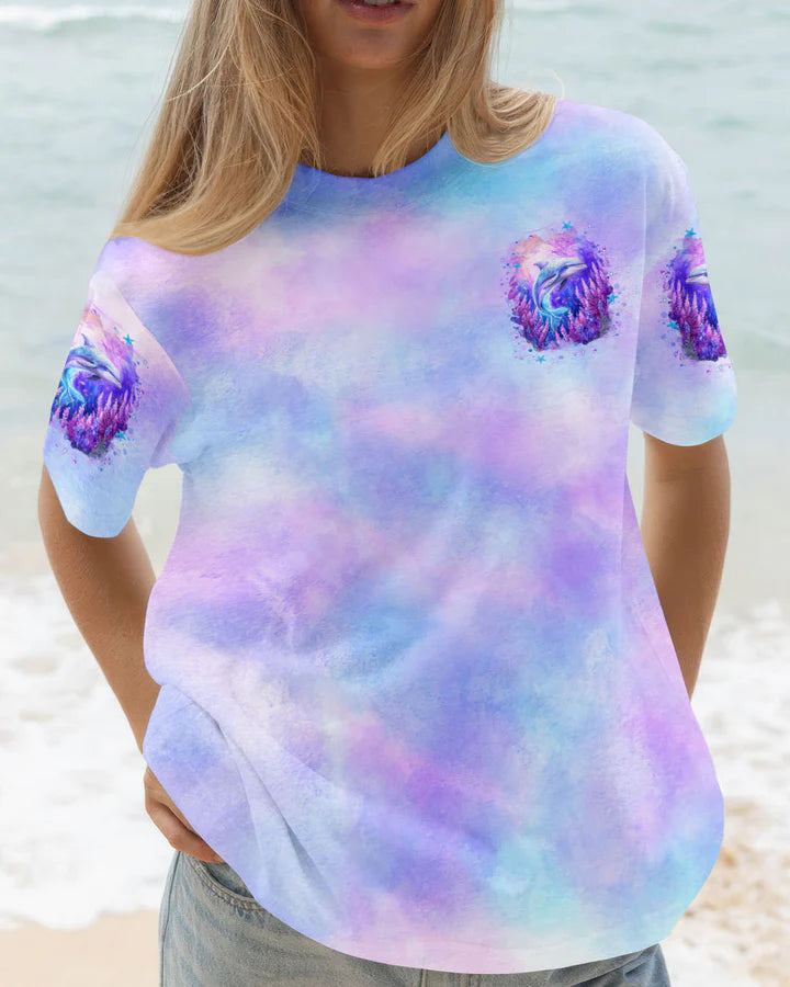 BLISSCORNERS SALTWATER HEALS EVERYTHING DOLPHIN ALL OVER PRINT 1